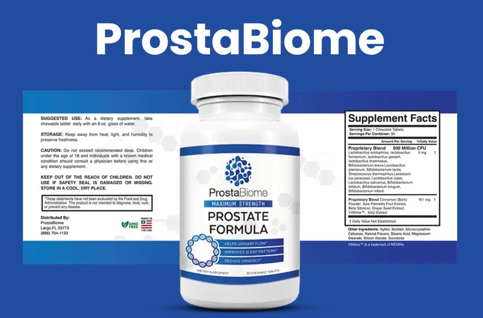 ProstaBiome supplement facts